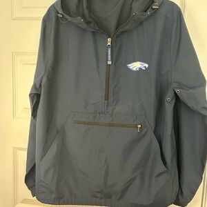 Charles River Apparel Navy Half-Zip Jacket